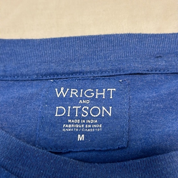 NWOT Chicago Cubs Heather Royal Wrigley Field Marquee Distressed Tee Size S - Picture 5 of 9